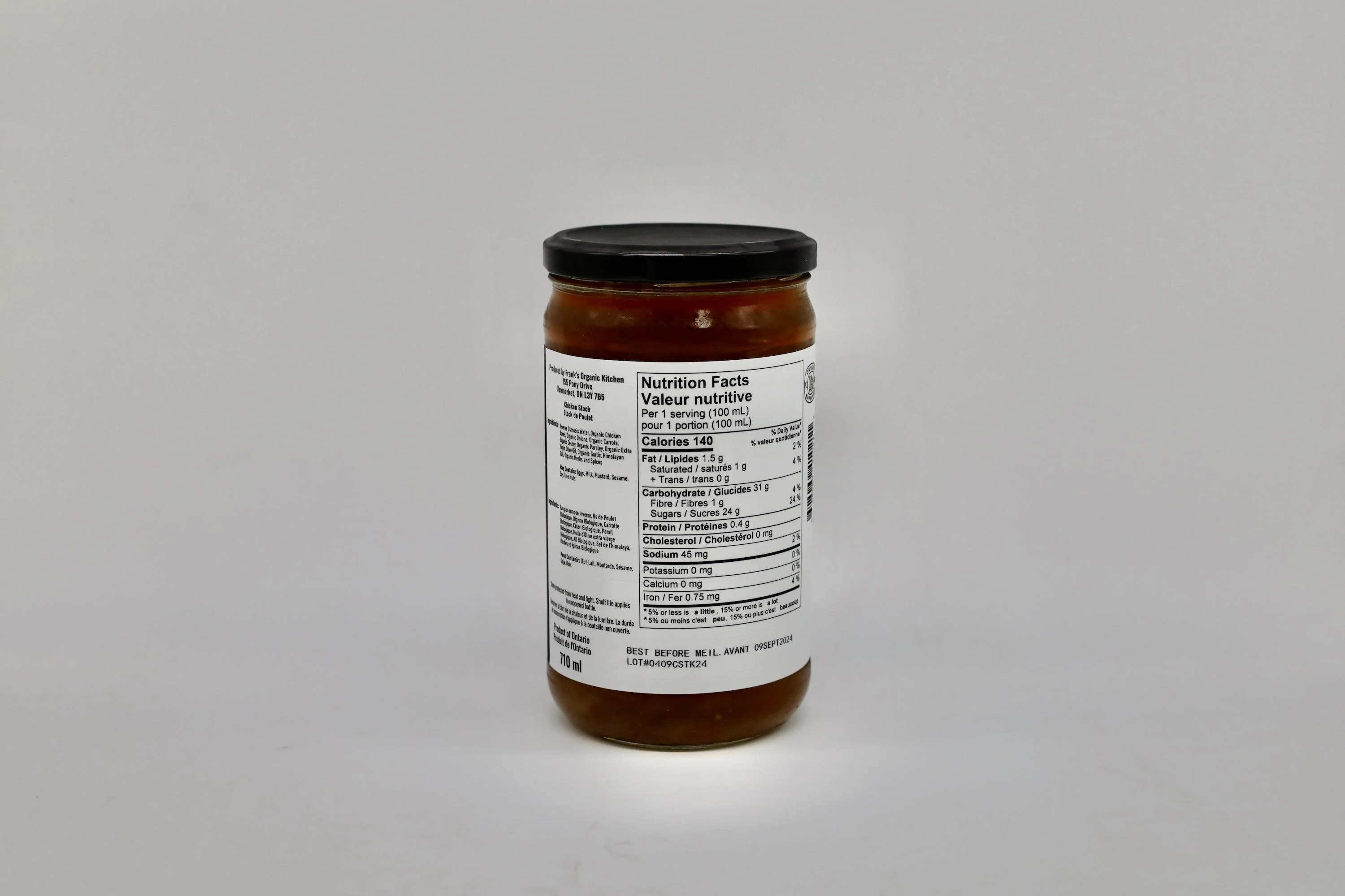 Organic Chicken Stock 710mL
