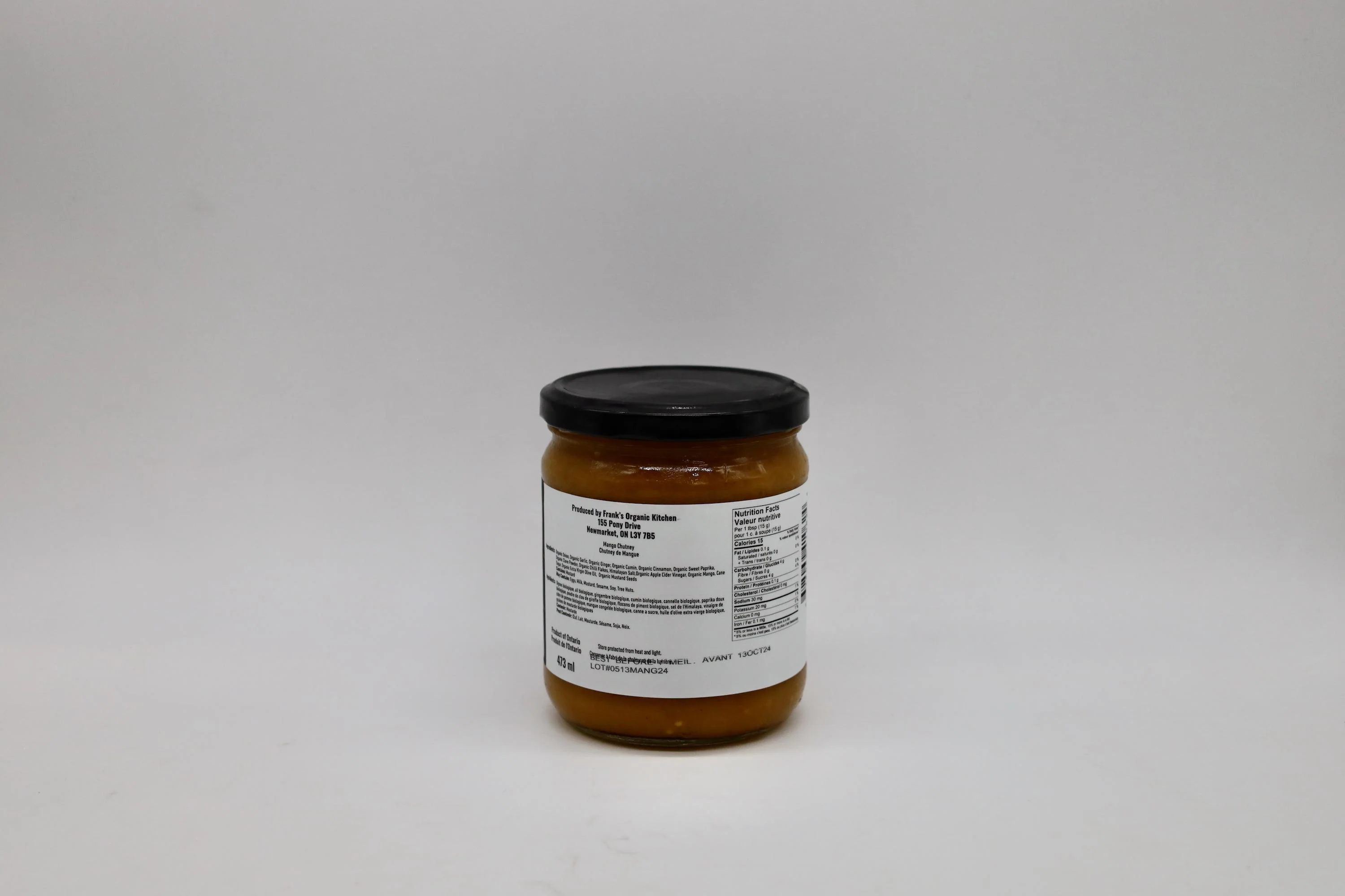 Organic Mango Chutney 473mL