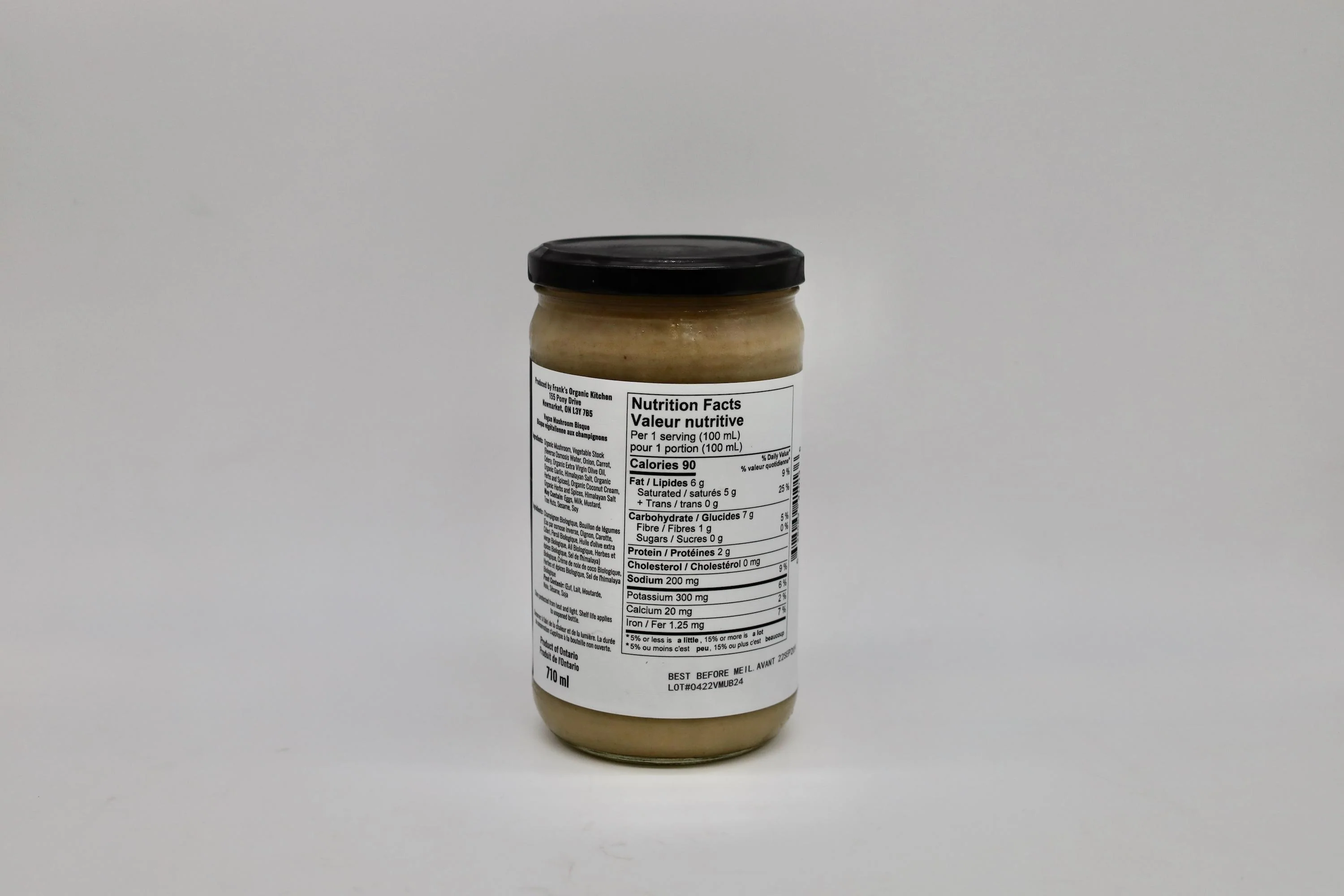 Organic Mushroom Bisque 710mL