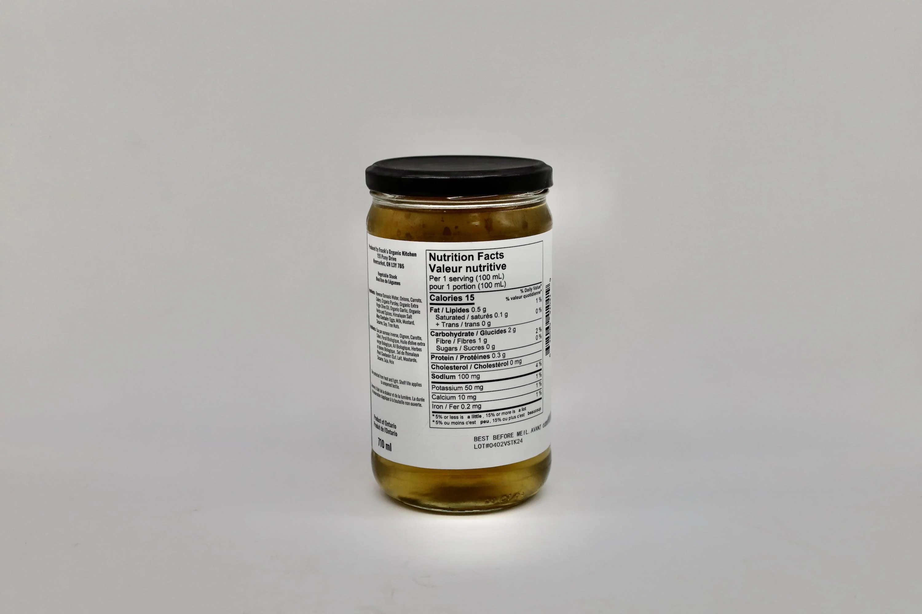 Organic Vegetable Stock 710mL