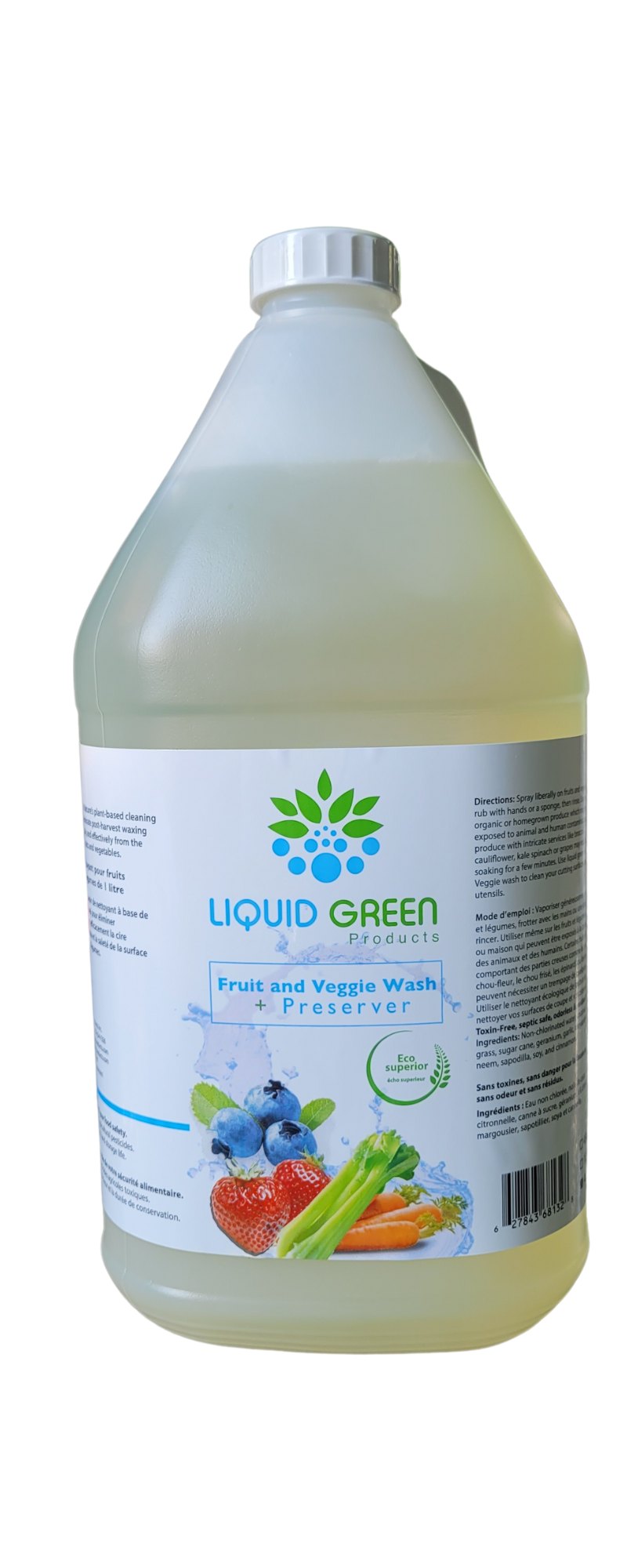 Fruit & Vegetable Wash + Preserver – 4 Litre